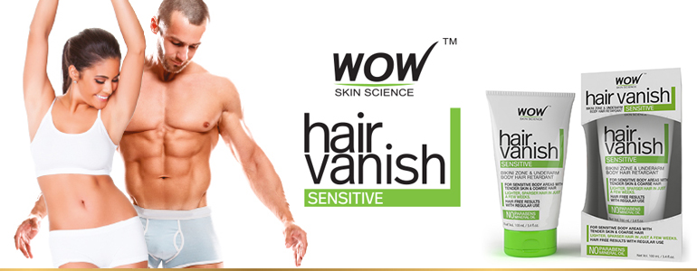 WOW Skin Science Sensitive Hair Vanish